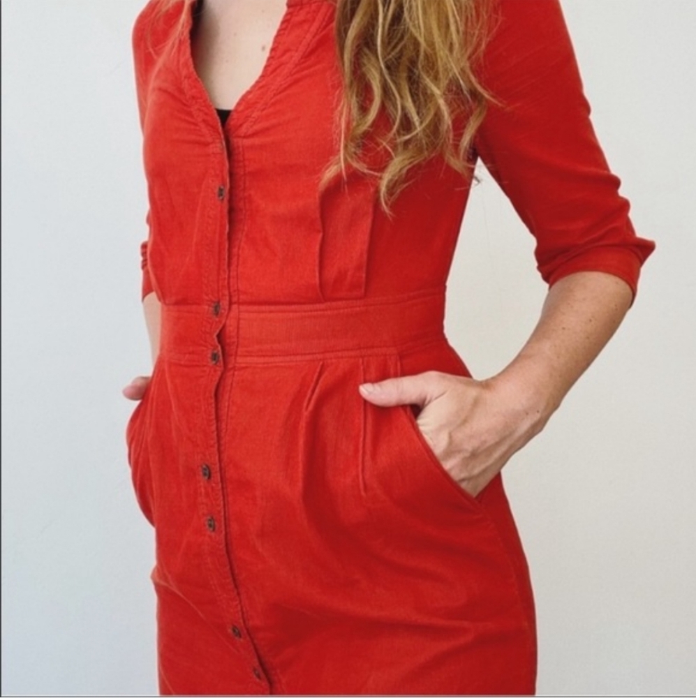 Anthropologie Button-Up Dress